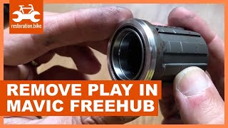 How to permanently fix play in a Mavic freehub body in 3 easy steps