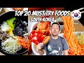 Top 20 Korean Foods You Must Eat! 🇰🇷 Korean Food Guide! What to eat in South Korea!