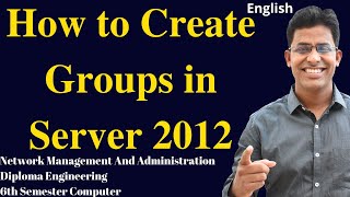 How to create groups in Windows Server 2012