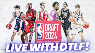 NBA DRAFT 2024 LIVE REACTION WITH DTLF!