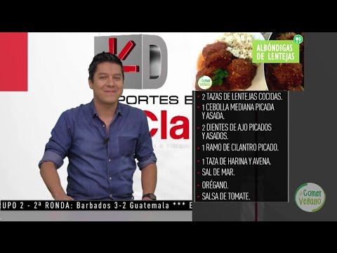 📺 ALBÓNDIGAS DE LENTEJAS | #ComerVegano en Claro Sports - YouTube