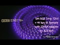 RGB LED Strip 72W With 12V6A Power Driver & 44 Key IR Remote