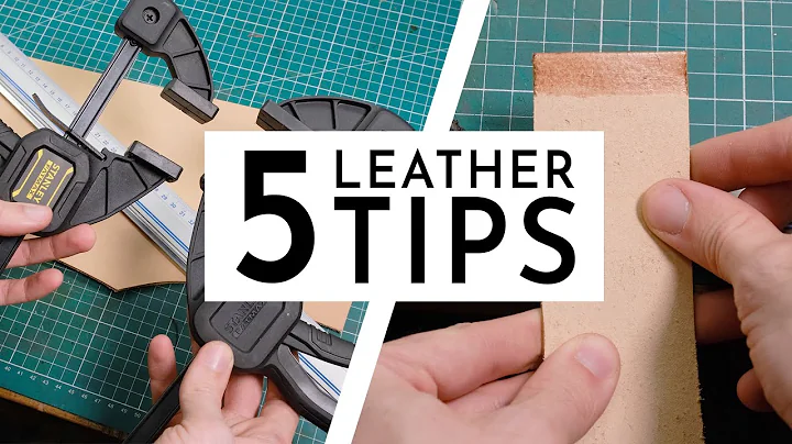 5 TIPS for leathercraft I use every day!  LEATHERW...