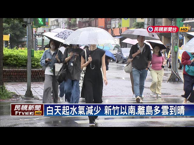 2024/10/20 白天起水氣減少 新竹以南、離島多雲到晴－民視新聞