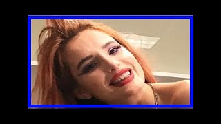 Breaking News | Topless tease! bella thorne strips off for boob-baring celebration