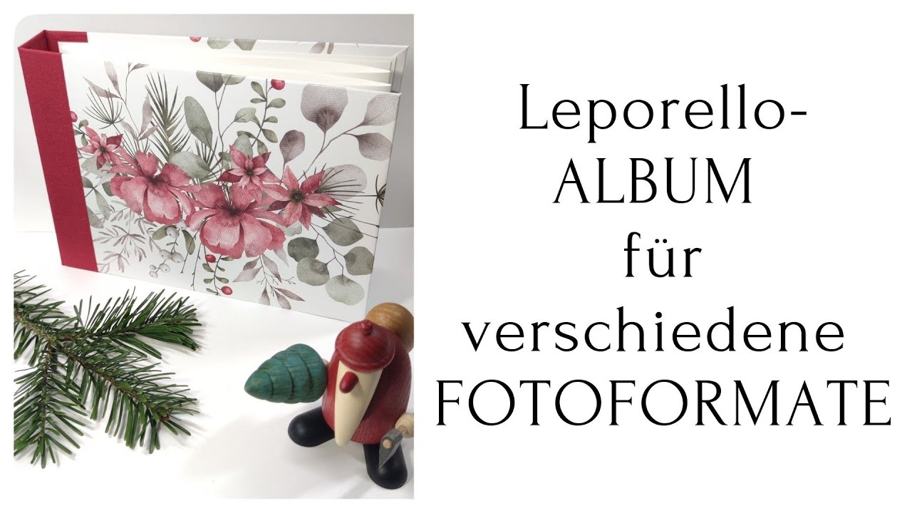 319. Video/🎄 Leporello ALBUM für verschiedene FOTOFORMATE | Easy Craft | DIY | TUTORIAL | Anleitung🎄