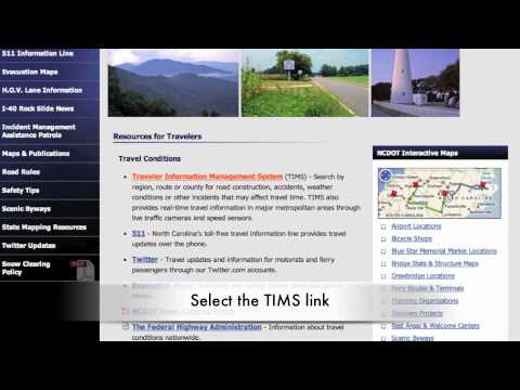 TUTORIAL - NCDOT's Live Traffic Cameras