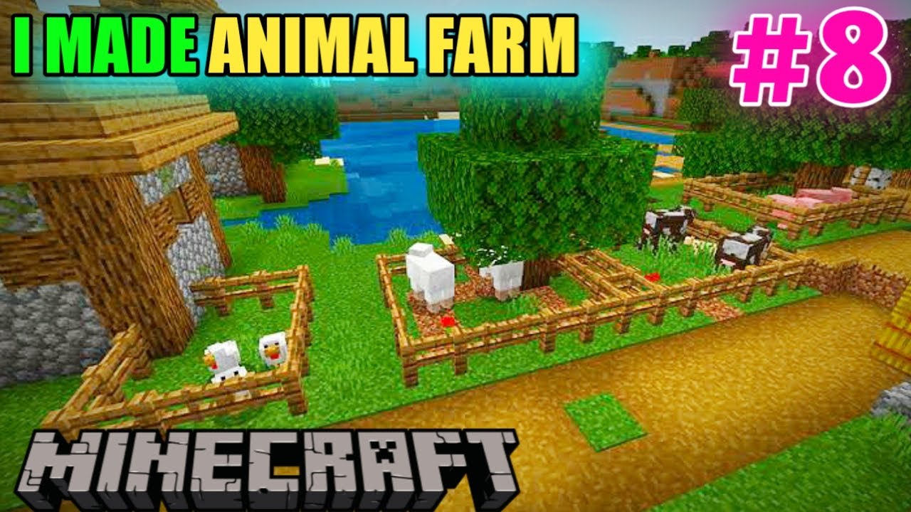 Minecraft : I Finally Made Animal Farm ! | Techno Gamerz | Craft Gaming ...