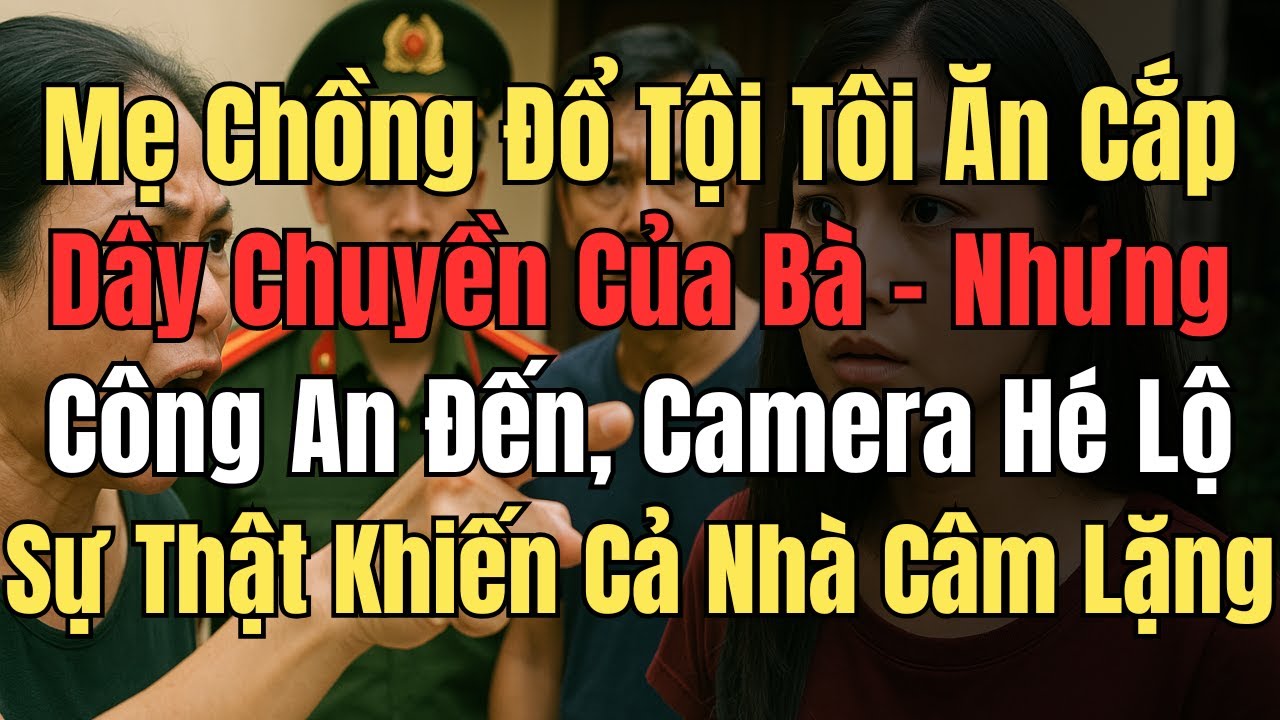Mẹ Chồng Đổ Tội Tôi Ăn Cắp Dây Chuyền Của Bà – Nhưng Khi Công An Đến, Camera Hé Lộ Sự Thật