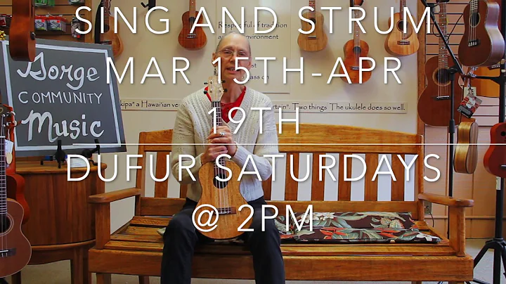 Sing and Strum Ukulele Course by Wendy Schaefer