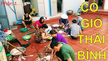 Cỗ thịt chó luộc trên quê lúa Thái bình