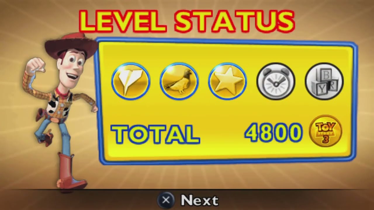 Toy Story 3 - 100% All Collectibles - Level 6: Goodbye Woody