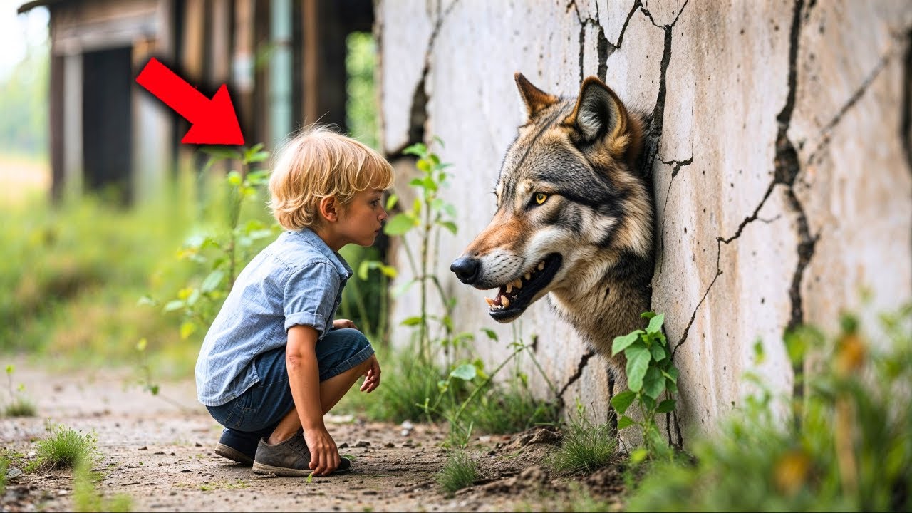Bambina Trova Un Lupo Cementato Dentro Un Muro - Quello Che Succede Dopo Ti Sconvolgerà