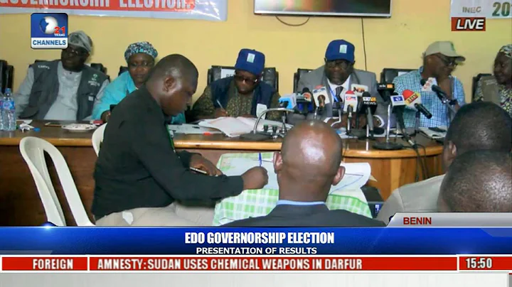 PDP And YDP Party Agents Reject Edo Governorship Results Declared By INEC