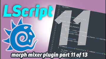 LScript Tutorial | Morph Mixer Part 11 of 13 | Lightwave 3D