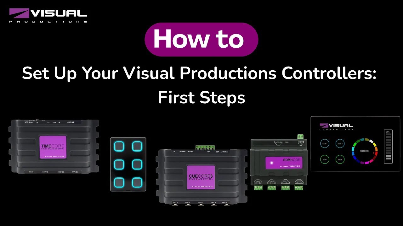 How to set up your Visual Productions controllers: first steps
