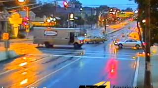 Roselle Park, Nj Red Light Safety Cameras Catch Horrific Red Light Running Collision