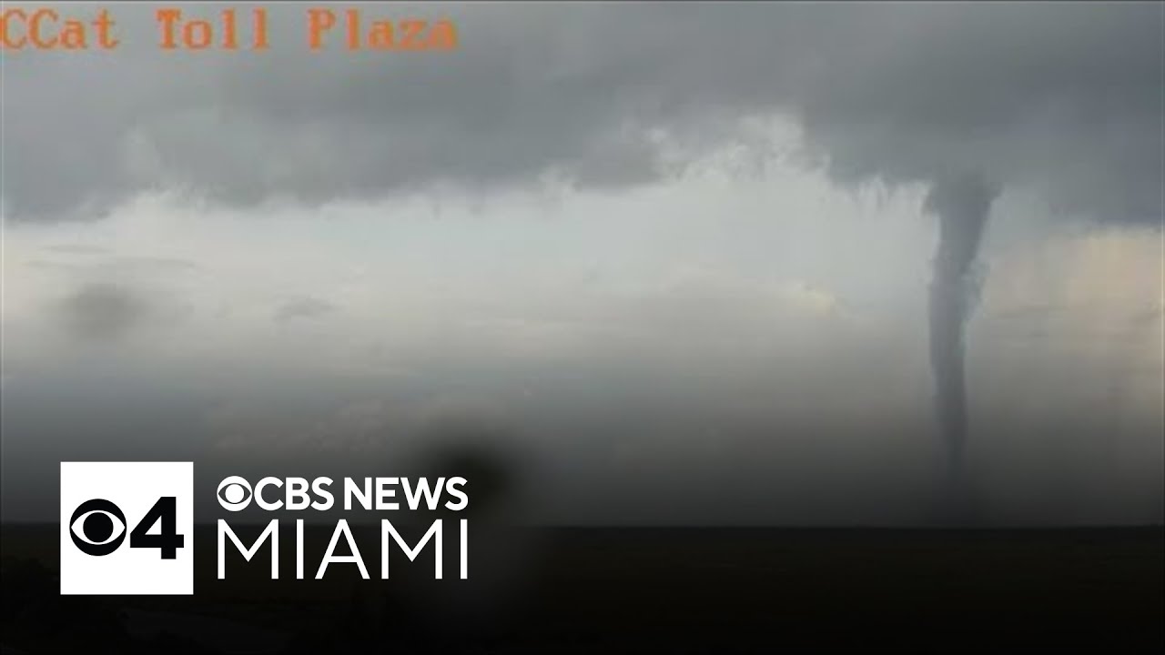 Tornado crossed over Alligator Alley in Broward County - YouTube