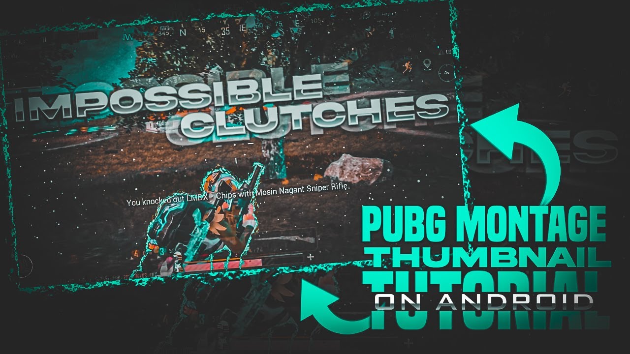 Pubg Montage Thumbnail Tutorial