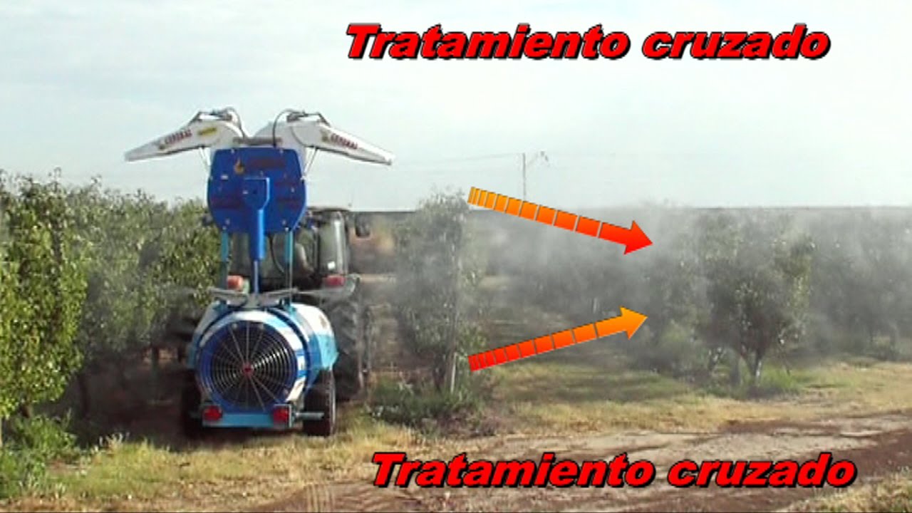 Atomizador 2 ventiladores / atomizer agricultural Two fans  and  crossover treatment