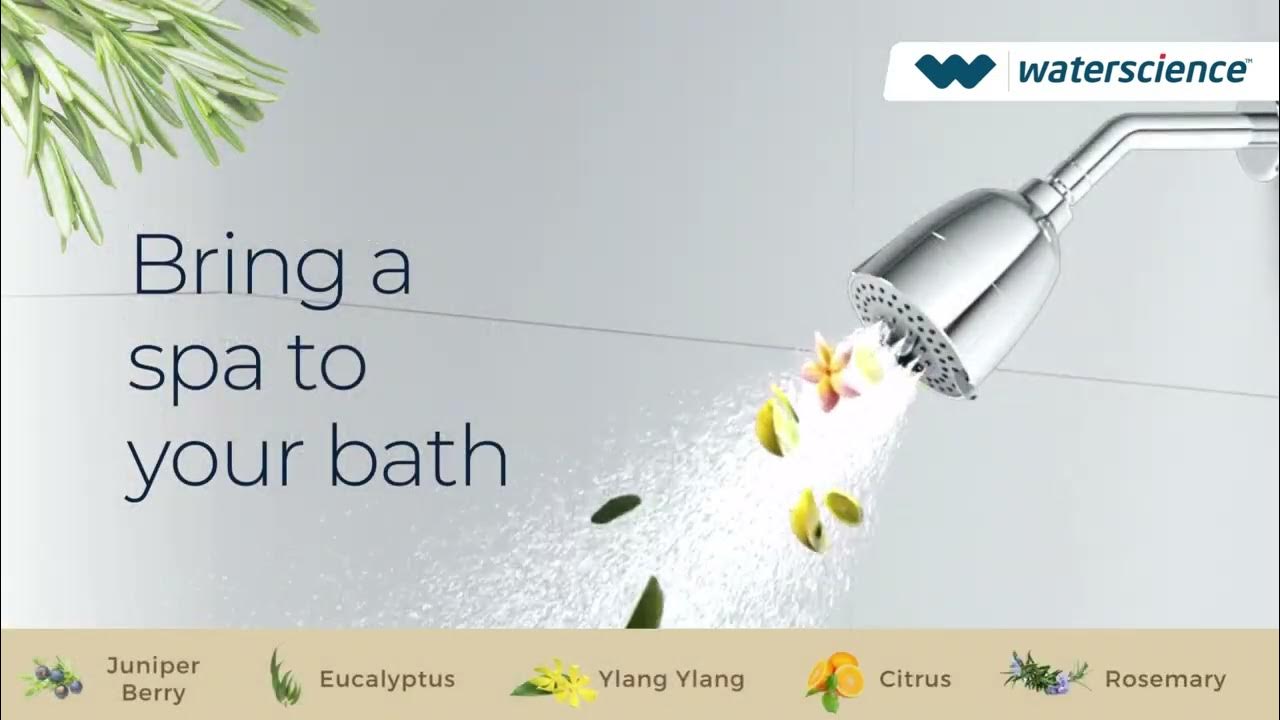 Remove effects of water hardness with Aroma Therapy Shower Filter 🚿🌷