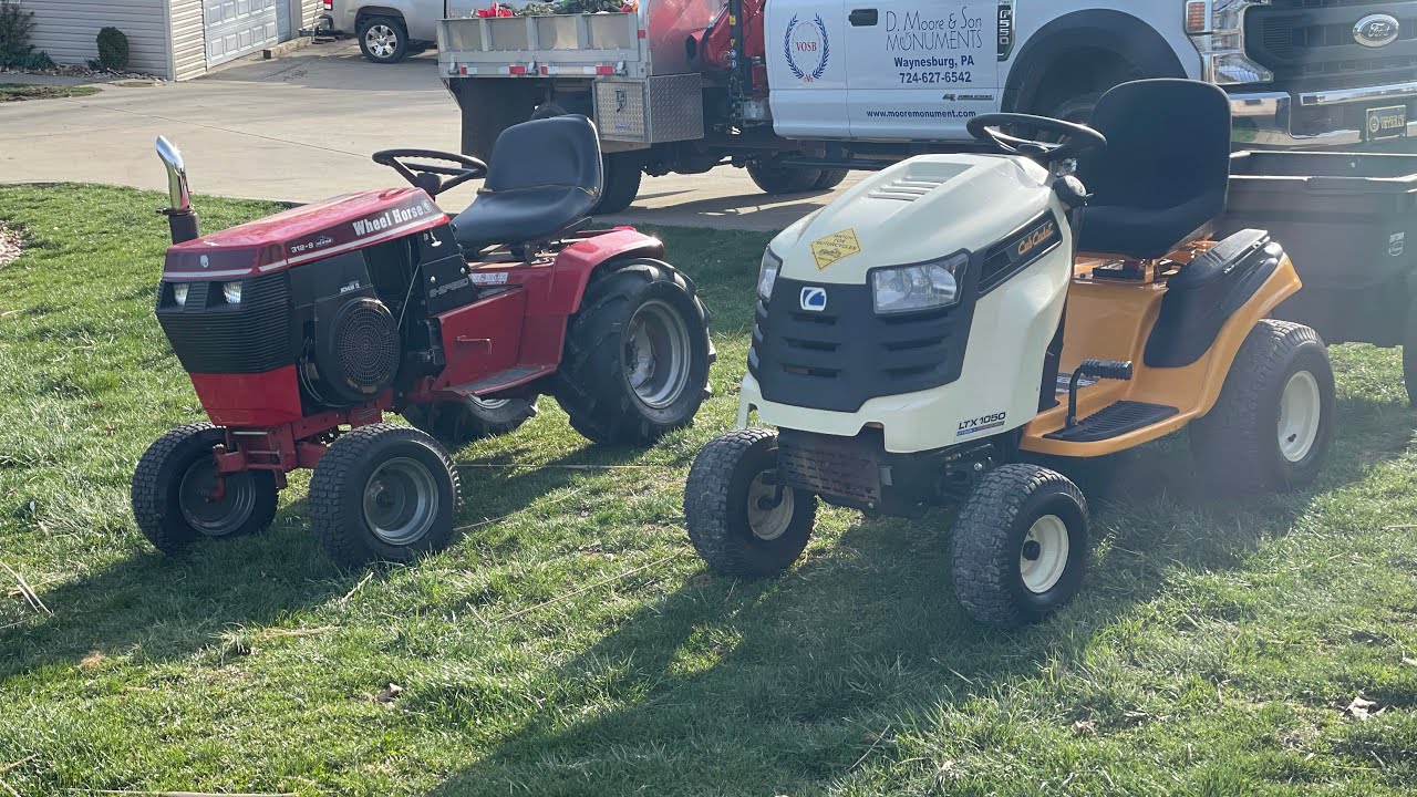 Lawn vs Garden tractor YouTube