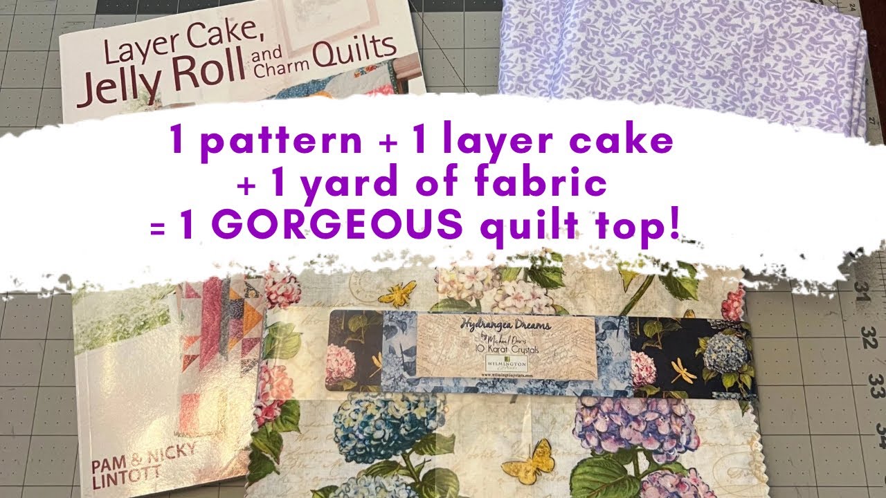 Let’s make a gorgeous quilt top using a Layer Cake! - YouTube