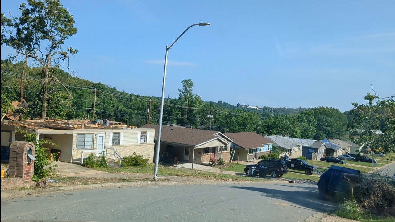 tornado damage Little Rock Arkansas 2023 - YouTube