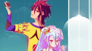 No Game No Life Opening song/Full song/Imppossible Piano Tiles/Hard Level screenshot 2