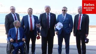 BREAKING NEWS: President Trump Speaks With Reporters Ahead Of Texas Rally