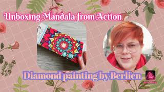 Unboxing a mandala diamond painting from Action ⭐ a colourful snacksize ⭐