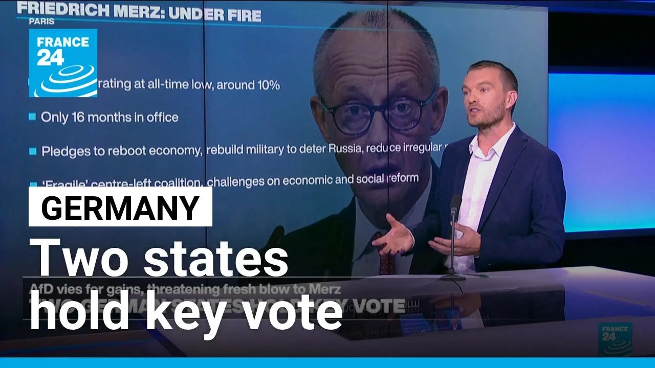 AfD threatens fresh blow to Merz: Two German states hold key vote • FRANCE 24 English
