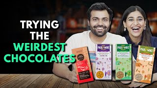 Trying WEIRDEST CHOCOLATE | Ft. Neeraj | The Urban Guide