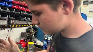 Jim's 1985 Chevrolet Corvette - Attempted exhaust stud removal.....RUSTY CRUSTY MESS!