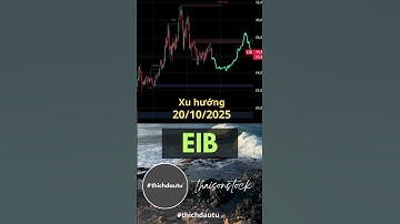 Thuật toán vẽ hướng đi cổ phiếu EIB ngày 20/10/2025 | thái sơn stock #thichdautu #thaisonstock