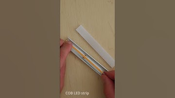 Dot free LED strip lighting #cobled #howto #ledstriplights