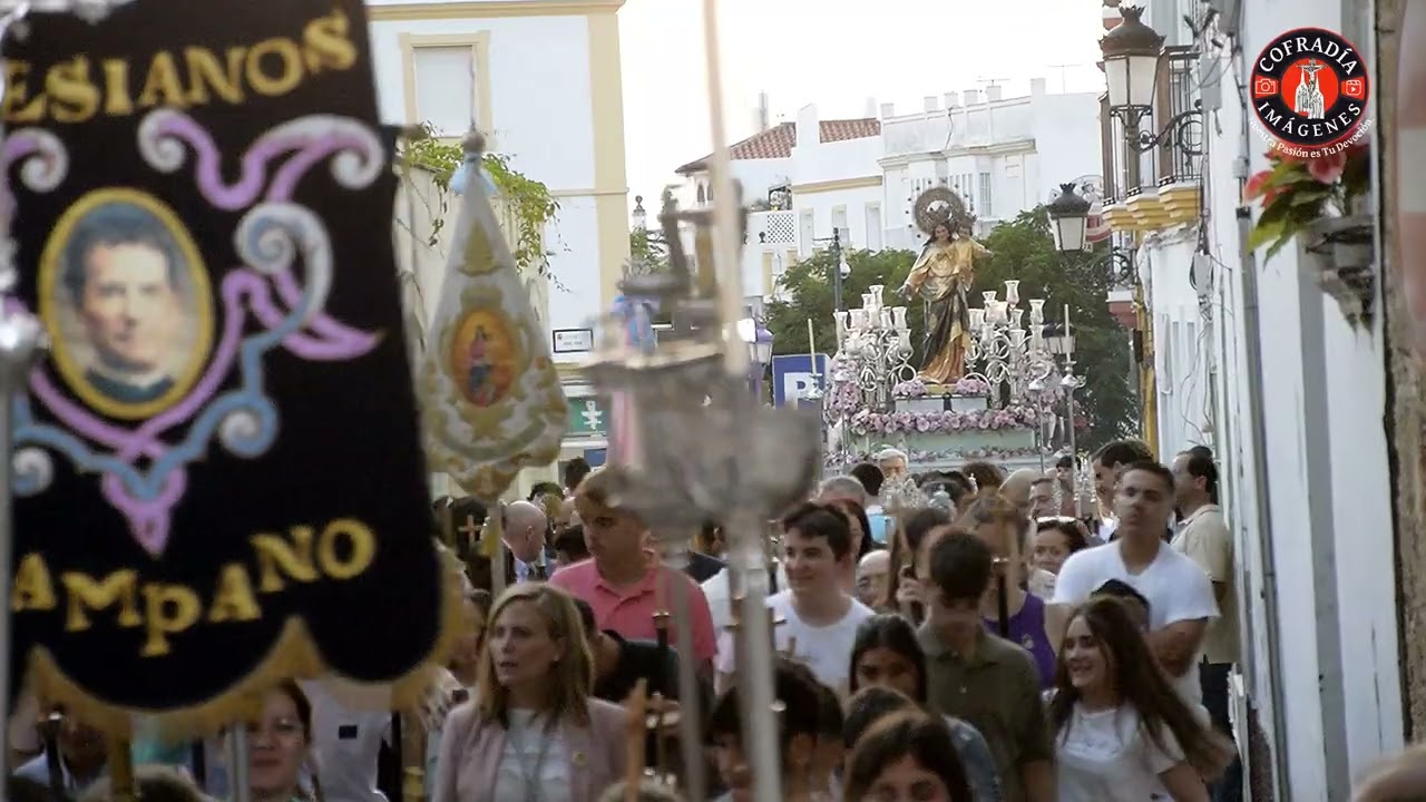 GLORIAS 2023 - PROCESIÓN MARÍA AUXILIADORA CORONADA DE CAMPANO - CHICLANA DE LA FRONTERA (6ºP)