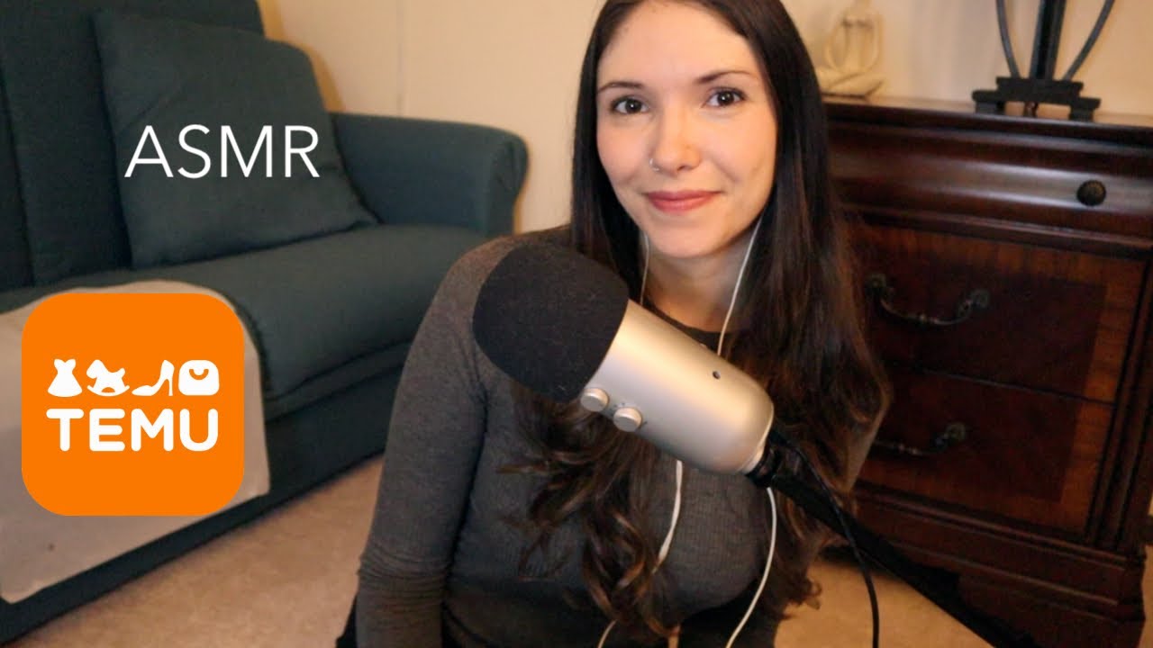 ASMR con chicle | TEMU HAUL! escribiendo y susurrando