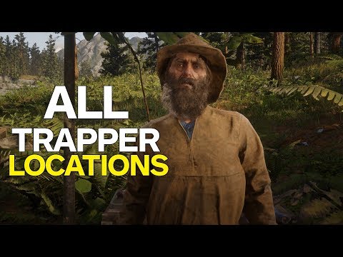 Видео: Локации Red Dead Redemption 2 Trapper - где найти Trapper и чем он занимается
