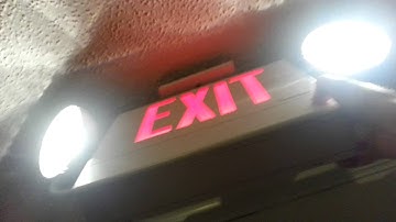 Sure-Lites AP70RWHDH Exit Sign/Emergency Light Test