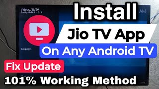 Install Jio TV App In Android TV | Android Tv Me Jio Tv Go kaise chalaye | JIO TV GO App 🔥 | New Fi screenshot 2