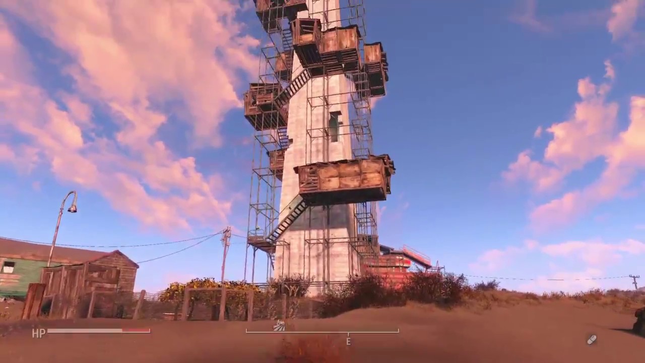 fallout 4 ps4 mods settlement nordhagen bunker hill tower