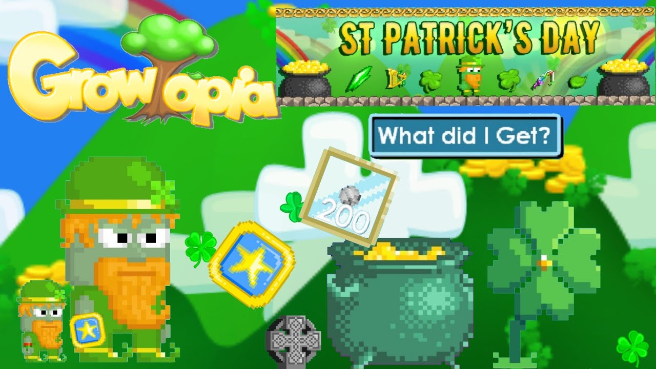 St.Patrick's Day - Donating to Blarney (What I Got?) | Growtopia - YouTube
