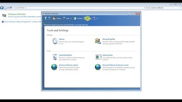 How to turn off windows defender in windows 7