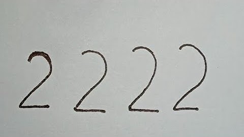 How To Draw Rabbit With 2222 Number | Rabbit Drawing Step by Step