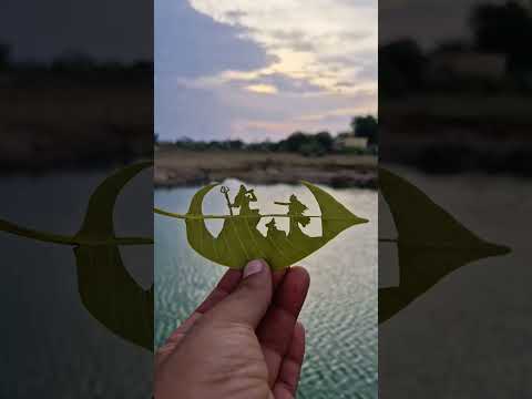 Mahadev 🔱❤️ #leafart #artshorts #viralart #bholenath #harharmahadev #kashivishwanath