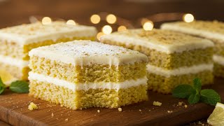 Healthy Homemade Cake Lemon Cake With Oats No Sugar, No Flour Recipe