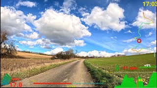 30 minute Spring Classics Indoor Cycling Workout Speed Display 4K Video