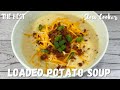 The BEST Slow Cooker Potato Soup | Crockpot Loaded Potato Soup | Slow Cooker Recipes |  thumbnail
