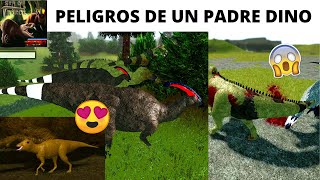 LOS PELIGROS DE UN PADRE DINOSAURIO  ERA OF TERROR RETRO / ROBLOX GAMEPLAY ESPAÑOL 2021